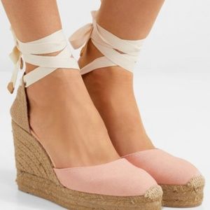 CASTANER Carina 80 wedge espadrilles PINK SZ 38